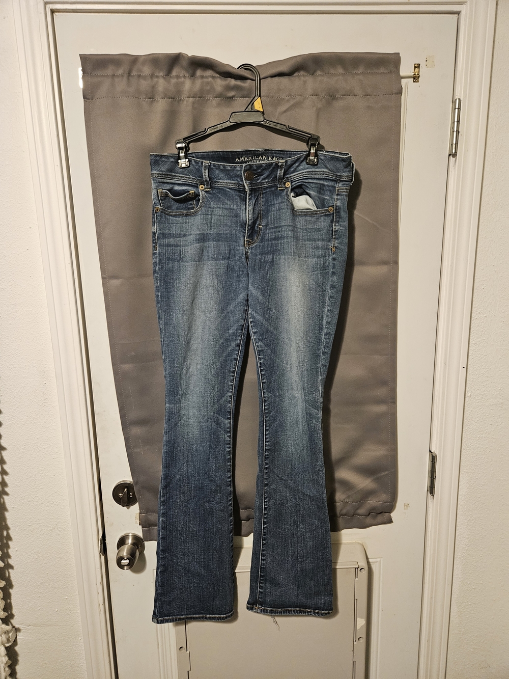 American Eagle Outfitters Women’s Vintage Denim Super Stretch Kick Boot 12 L